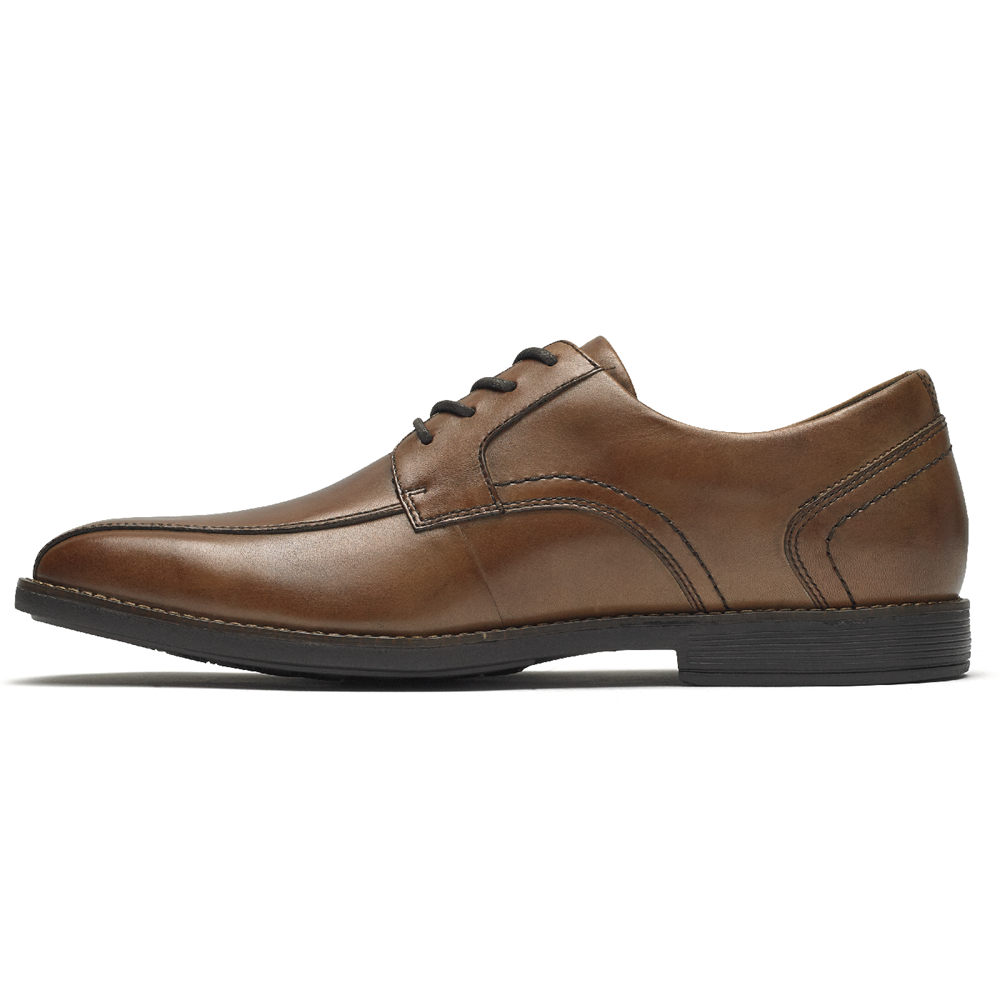 Rockport Singapore Mens Oxfords - Slayter Bike Toe Brown - WZ6512973